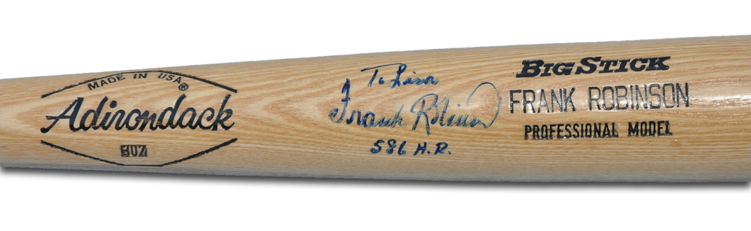 Autographed 35" Frank Robinson Adirondack Big Stick Bat product photo